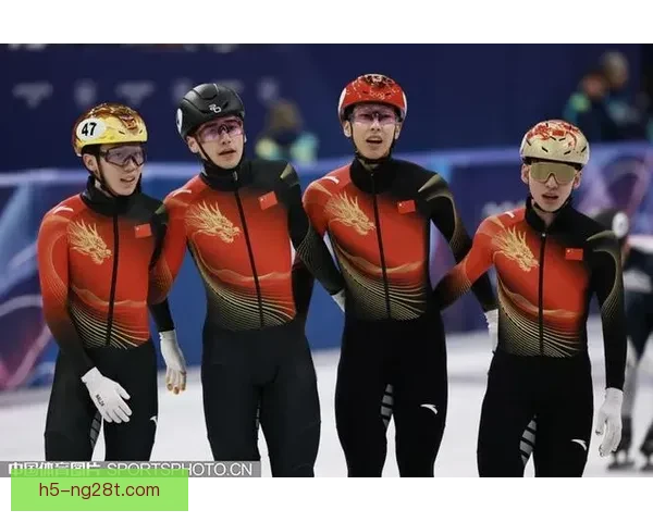 中国短道速滑队男子接力获第五名